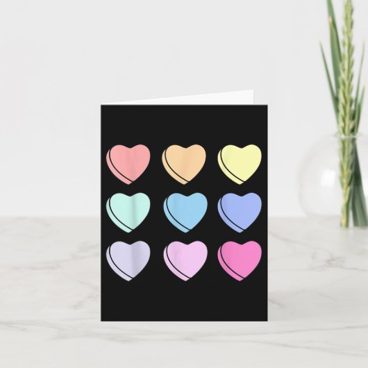 Valentijnsdag Heart Kaart (Voorkant)