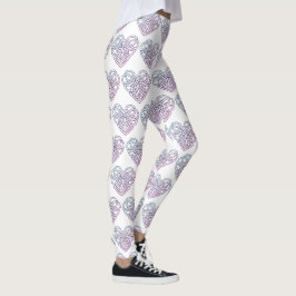 Valentijnsdag Heart Leggings vrouwen
