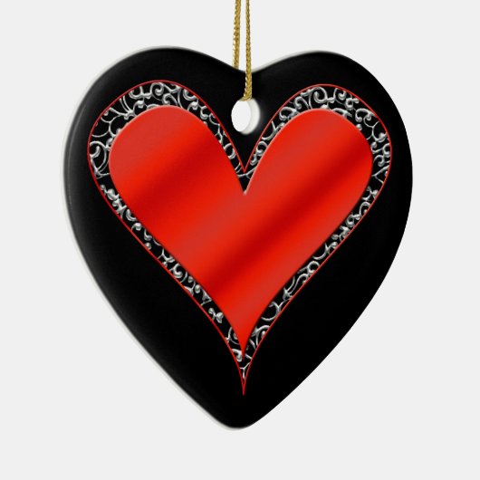 Valentijnsdag Heart Ornament (Rechts)
