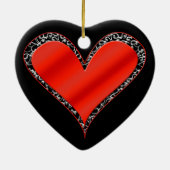 Valentijnsdag Heart Ornament (Achterkant)