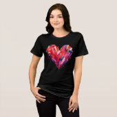 Valentijnsdag Heart Shirt (Voorkant volledig)