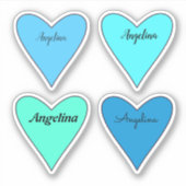 Valentijnsdag Heart Sticker (Voorkant)