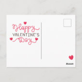 Valentijnsdag Heart Texas Armadillo Briefkaart (Achterkant)