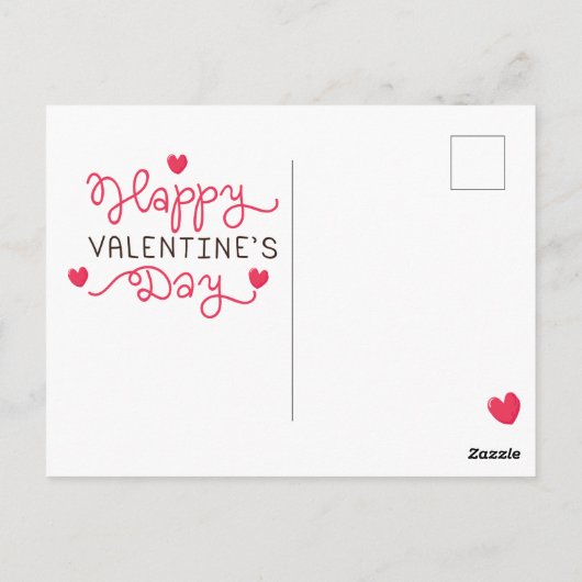 Valentijnsdag Heart Texas Armadillo Briefkaart (Achterkant)