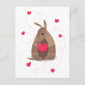 Valentijnsdag Heart Texas Armadillo Briefkaart (Voorkant)