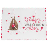 Valentijnsdag Heart Texas Armadillo Groot Cadeauzakje (Voorkant)