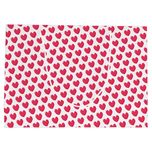 Valentijnsdag Heart Texas Armadillo Groot Cadeauzakje (Achterkant)