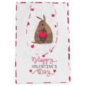 Valentijnsdag Heart Texas Armadillo Medium Cadeauzakje (Voorkant)