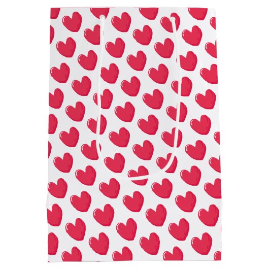 Valentijnsdag Heart Texas Armadillo Medium Cadeauzakje (Achterkant)