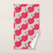 Valentijnsdag Hearts Bad Handdoek (Handdoek)