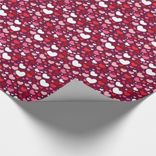 Valentijnsdag Hearts Cadeaupapier (Hoek)
