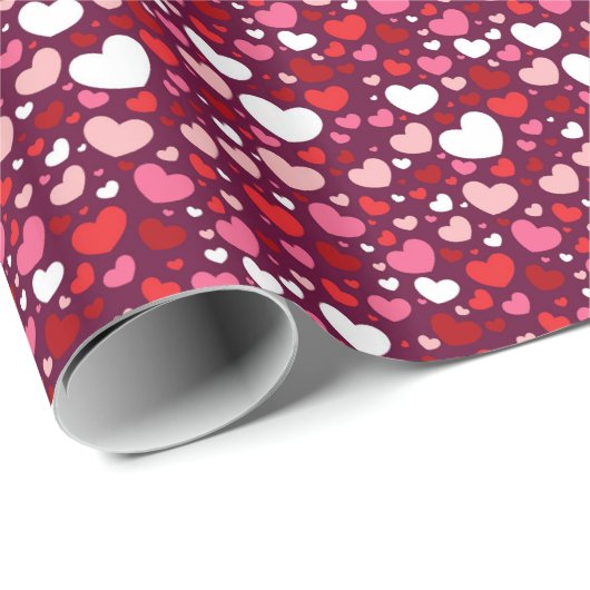 Valentijnsdag Hearts Cadeaupapier (Rol Hoek)