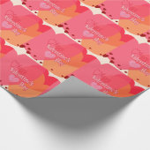 Valentijnsdag Hearts Cadeaupapier (Hoek)