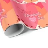 Valentijnsdag Hearts Cadeaupapier (Rol Hoek)