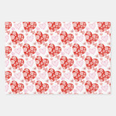Valentijnsdag Hearts Inpakpapier Vel (Voorkant 3)