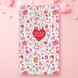 Valentijnsdag Hearts & Kisses Gift Bag Klein Cadeauzakje