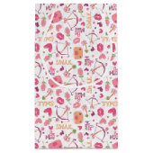 Valentijnsdag Hearts & Kisses Gift Bag Klein Cadeauzakje (Achterkant)