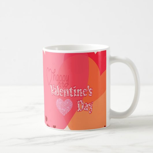 Valentijnsdag Hearts Koffiemok (Rechts)