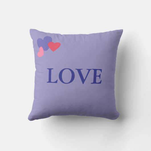 Valentijnsdag Hearts Kussen (Achterkant)