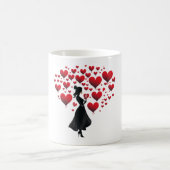 Valentijnsdag Hearts Magische Mok (Center)