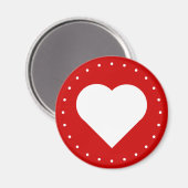 Valentijnsdag Hearts Magneet (Voorkant / Achterkant)