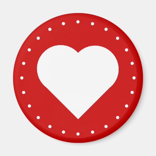 Valentijnsdag Hearts Magneet (Voorkant)