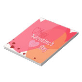 Valentijnsdag Hearts Notitieblok (Linkerzijde)