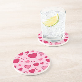 Valentijnsdag Hearts Onderzetter 01