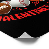 Valentijnsdag Hearts Poster (Hoek)