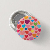 Valentijnsdag Hearts Ronde Button 3,2 Cm (Voorkant /achterkant)