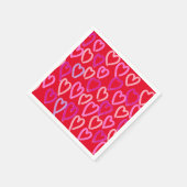 Valentijnsdag Hearts Servet (Hoek)