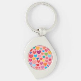 Valentijnsdag Hearts Sleutelhanger