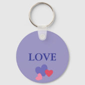 Valentijnsdag Hearts Sleutelhanger (Achterkant)