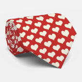 Valentijnsdag Hearts Stropdas (Opgerold)