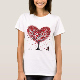 Valentijnsdag Hearts T-shirt