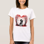 Valentijnsdag Hearts T-shirt (Voorkant)