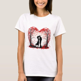 Valentijnsdag Hearts T-shirt