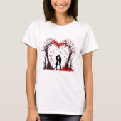 Valentijnsdag Hearts T-shirt (Voorkant)