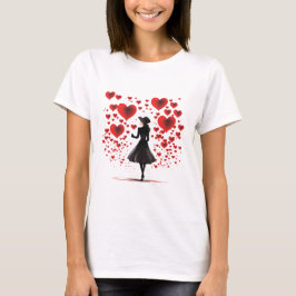 Valentijnsdag Hearts T-shirt