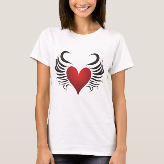 Valentijnsdag Hearts T-shirt (Voorkant)