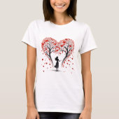 Valentijnsdag Hearts T-shirt (Voorkant)