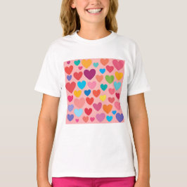 Valentijnsdag Hearts T-shirt