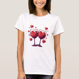 Valentijnsdag Hearts T-shirt