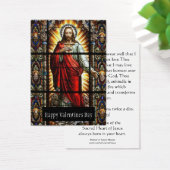Valentijnsdag Heilige Kaarten Heilig Hart van Jezu Visitekaartje (Bureau)