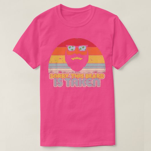 Valentijnsdag hem het spijt me dat deze baard t-shirt (Design voorkant)