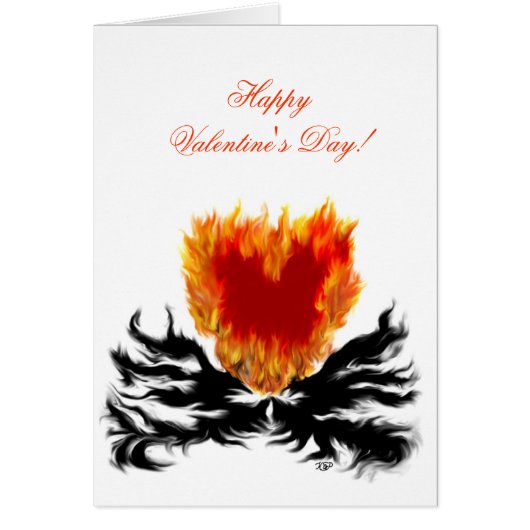 Valentijnsdag - het hart van de vlam (Voorkant)