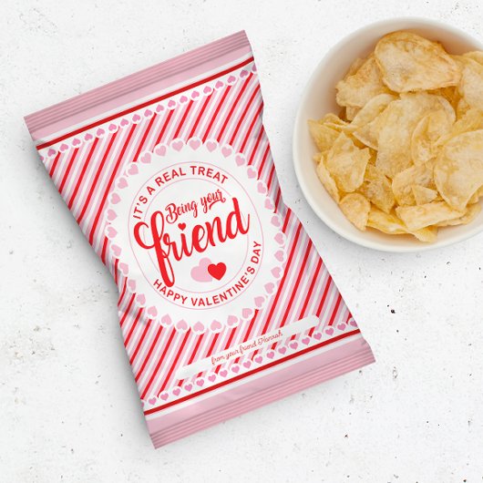 Valentijnsdag Het is een geweldige chipzakverpakki Flyer