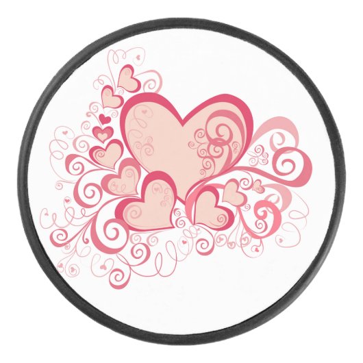 Valentijnsdag Hockey Puck (Voorkant)