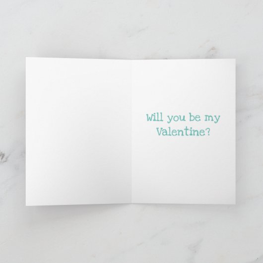 Valentijnsdag Holiday Kaart (Binnen)