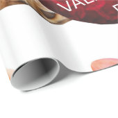 Valentijnsdag Hond hart inpakpapier (Rol Hoek)